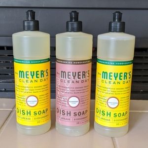 Bundle of Mrs. Meyers Dish Soap